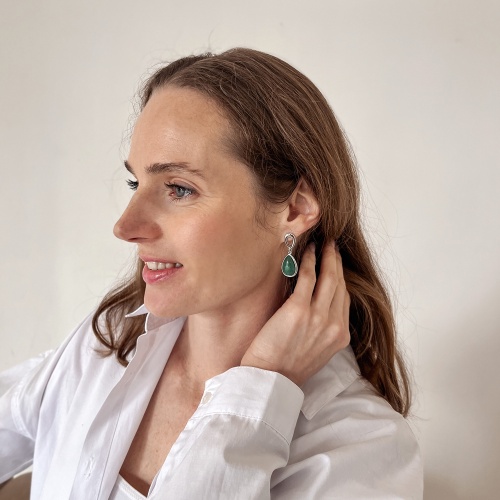 Серьги Possebon Q.Verde, A0381.17 S фото 2